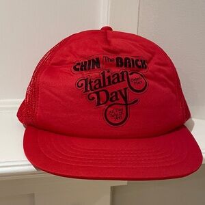 CHIN Italian Day Vintage Trucker SnapBack